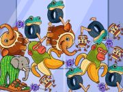 Игра Италиански мозък: Пъзелът за сливане на животните  онлайн