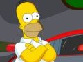 Игра Паркиране на автомобили Simpsons  онлайн