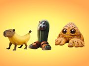 Игра Италиански животни с гласова актьорска игра онлайн