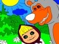 Игра Маша и мечката в гората  онлайн