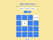 Игра Математическа игра: съвпадение онлайн
