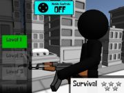 Игра Stykman: Gunner от пистолет 3D онлайн