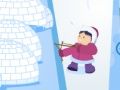 Игра Снежна топка воин онлайн
