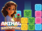 Игра Животни: Блок пъзел онлайн