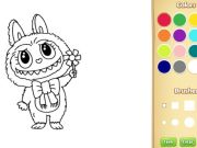Игра Оцветяване на книгата за деца: Doll Labubu онлайн