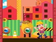 Игра Стрелец на балон: Строител онлайн