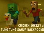 Игра Пилешки жокей срещу Tung Tung Sahura: Помощни стаи онлайн