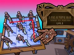 Steampunk Merge To Battle — безплатна онлайн игра