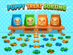 Puppy Treat Sorting — безплатна онлайн игра
