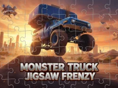 Monster Truck Jigsaw Frenzy — безплатна онлайн игра