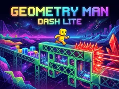 Geometry Man Dash Lite — безплатна онлайн игра