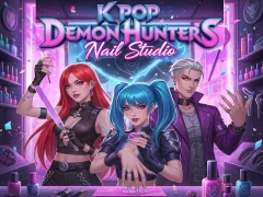 K Pop Demon Hunters Nail Studio — безплатна онлайн игра