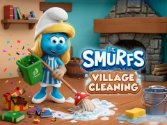 The Smurfs Village Cleaning — безплатна онлайн игра