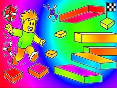 Coloring Book: Roblox Obby Runner — безплатна онлайн игра