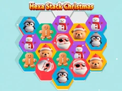 Hexa Stack Christmas — безплатна онлайн игра