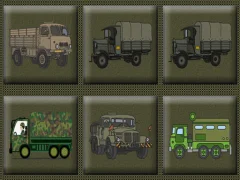Army Trucks Memory — безплатна онлайн игра