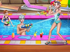 Family Pool Time — безплатна онлайн игра