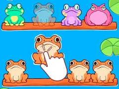Sorting frogs — безплатна онлайн игра