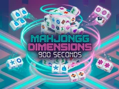 Mahjongg Dimensions 900 seconds — безплатна онлайн игра