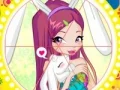 Winx bunny style: Round Puzzle — безплатна онлайн игра