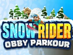 Snow Rider Obby Parkour — безплатна онлайн игра