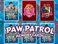 Paw Patrol Memory Cards — безплатна онлайн игра
