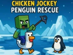 Chicken Jockey: Penguin Rescue — безплатна онлайн игра
