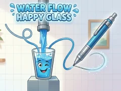 Water Flow Happy Glass — безплатна онлайн игра