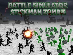 Battle Simulator Stickman Zombie — безплатна онлайн игра