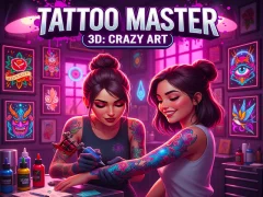 Tattoo Master 3D: Crazy Art — безплатна онлайн игра