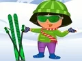 Dora Ski Dress up — безплатна онлайн игра