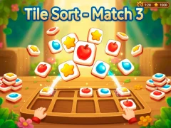 Tile Sort - Match 3 — безплатна онлайн игра
