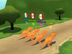Dinosaur Shifting Run — безплатна онлайн игра