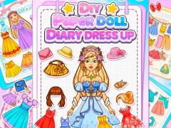 Diy Paper Doll Diary Dress Up — безплатна онлайн игра