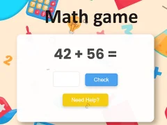 Math game — безплатна онлайн игра