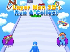 Layer Man 3d Run Collect — безплатна онлайн игра