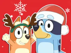 Jigsaw Puzzle: Bluey Christmas Gift — безплатна онлайн игра