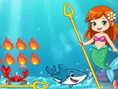 Princess vs Shark — безплатна онлайн игра