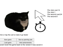 Spinning Cat Clicker — безплатна онлайн игра