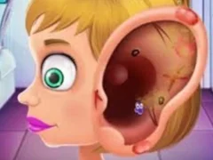 Children's Doctor Treating Ears — безплатна онлайн игра