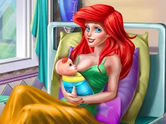 Princess Mermaid Mommy Birth — безплатна онлайн игра