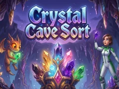 Crystal Cave Sort — безплатна онлайн игра