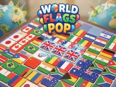 World Flags Pop — безплатна онлайн игра