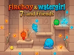 Fireboy & Watergirl 7: and Friends — безплатна онлайн игра