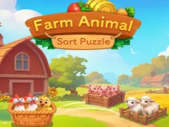Farm Animal Sort Puzzle — безплатна онлайн игра
