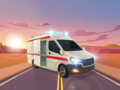Ambulance Traffic Drive — безплатна онлайн игра