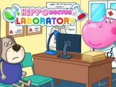 Hippo Doctor Laboratory — безплатна онлайн игра