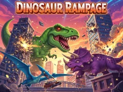 Dinosaur Rampage — безплатна онлайн игра