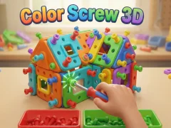 Color Screw 3D — безплатна онлайн игра