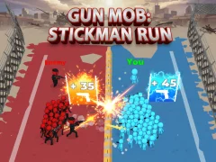 Gun Mob: Stickman Run — безплатна онлайн игра